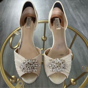 Badgley Mischka Caitlin Embellished d'Orsay Pumps (size 10)